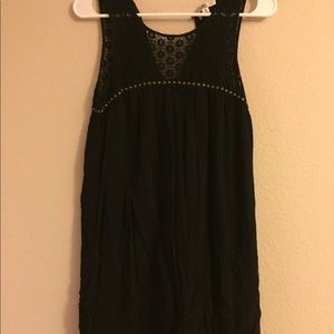 Black casual dress